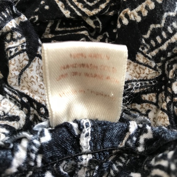 Bohemian Hippie Elephant Harem Pants XS/S High Waisted Loungewear Side Pocket - Picture 12 of 12